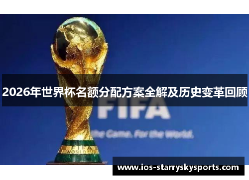 2026年世界杯名额分配方案全解及历史变革回顾
